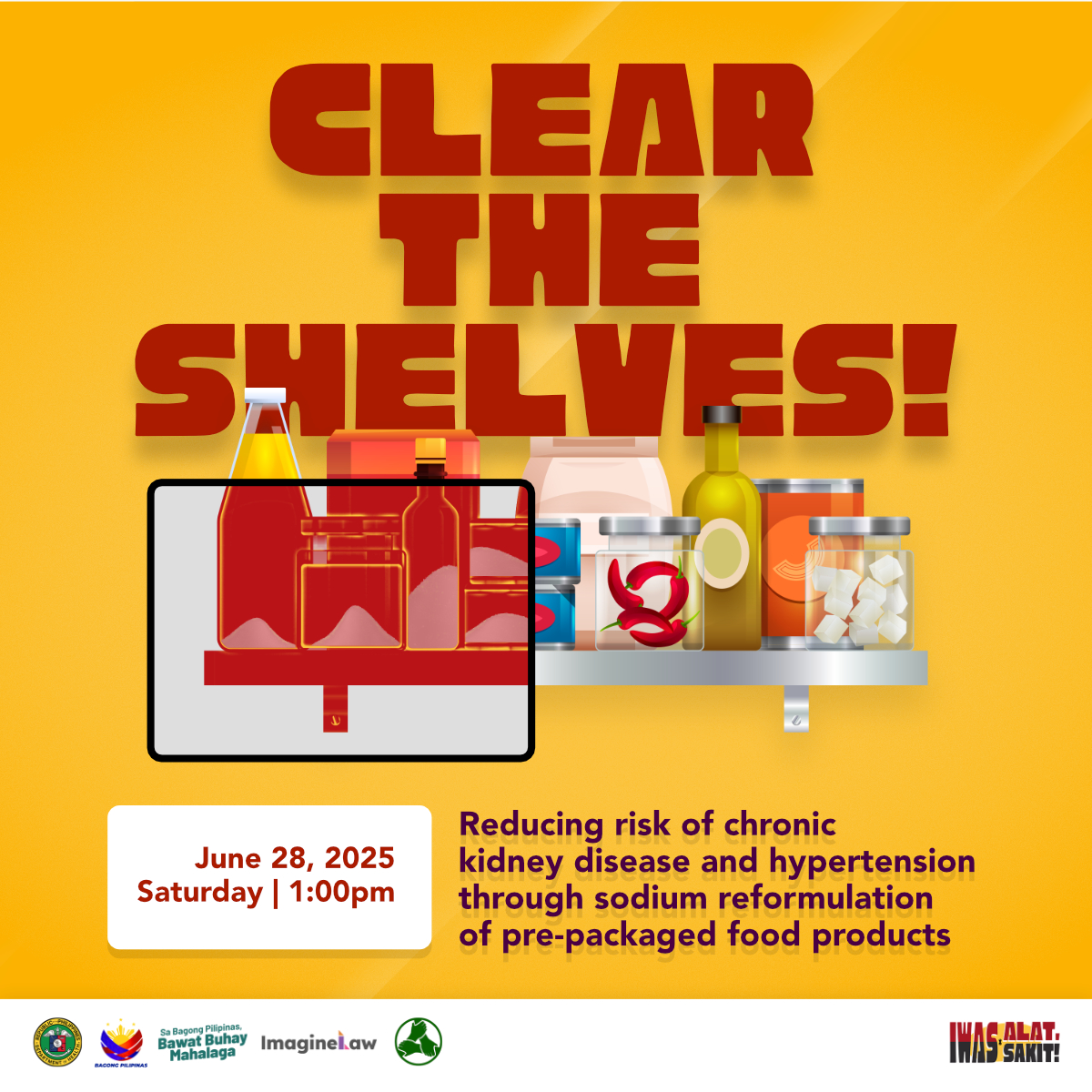 Clear the Shelves! Reducing risk of chronic kidney disease and hypertension through sodium reformulation of pre-packaged food products
